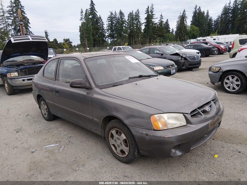 2000 Hyundai Accent Gs VIN: KMHCG35G8YU035756 Lot: 45281748