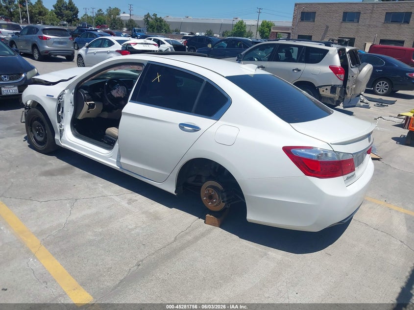 Vin: 1hgcr6f77fa013925, lot: 45779580, honda accord hybrid touring 20153