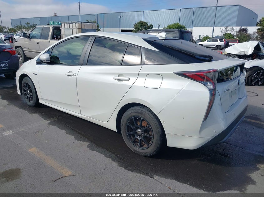 Vin: jtdkbrfu4h3566450, lot: 45779604, toyota prius two 20173