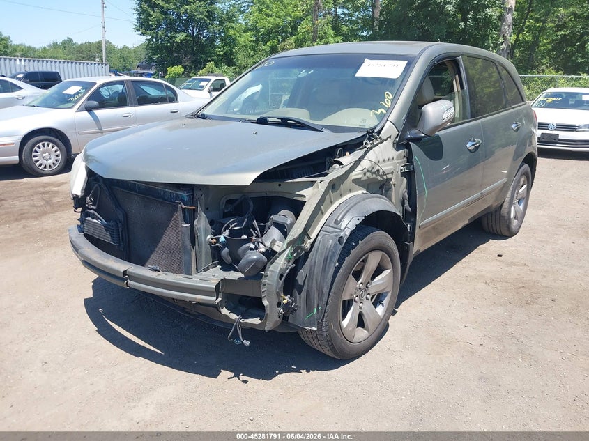 2007 Acura Mdx Sport Package VIN: 2HNYD28587H503875 Lot: 45281791