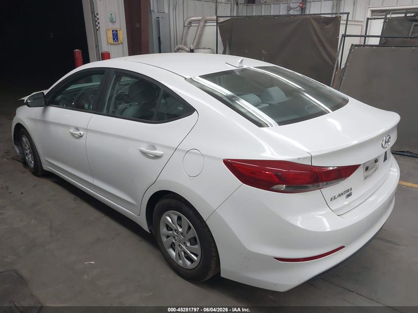 Vin: 5npd74lfxhh092141, lot: 45779621, hyundai elantra se 20173