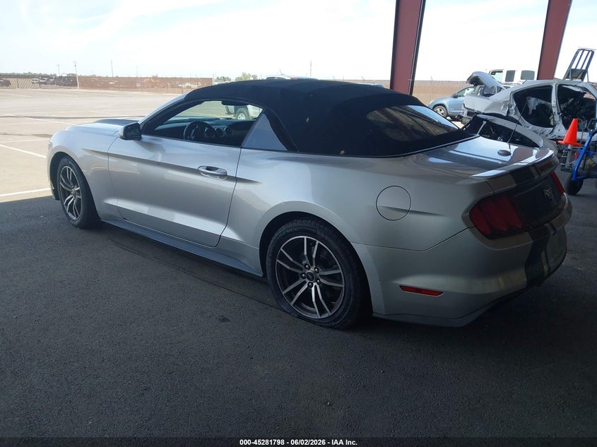 Vin: 1fatp8uh7h5295173, lot: 45779622, ford mustang ecoboost premium 20173