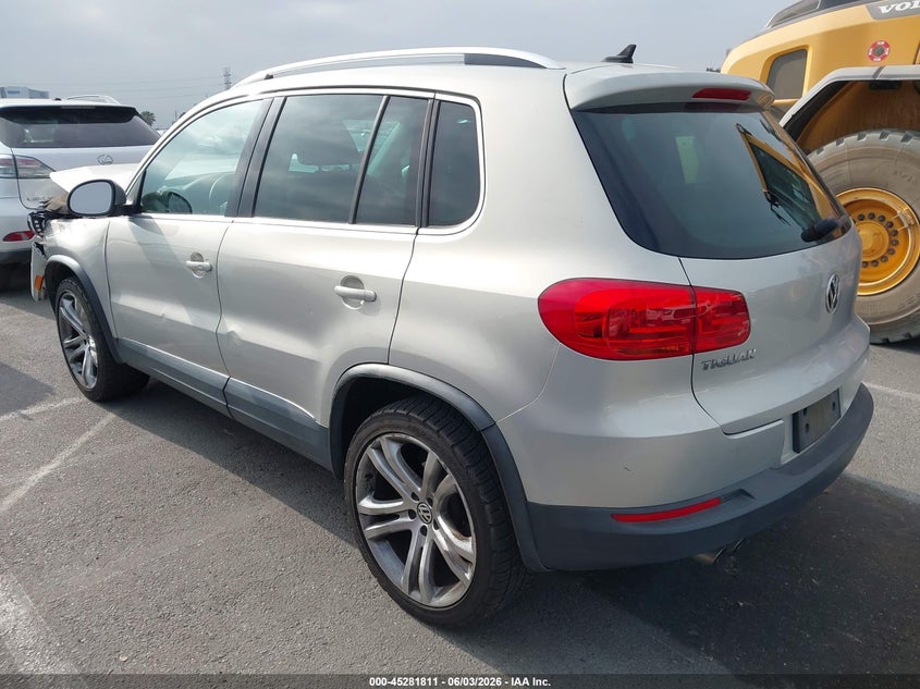 Vin: wvgav7ax8cw610266, lot: 45779635, volkswagen tiguan sel 20123
