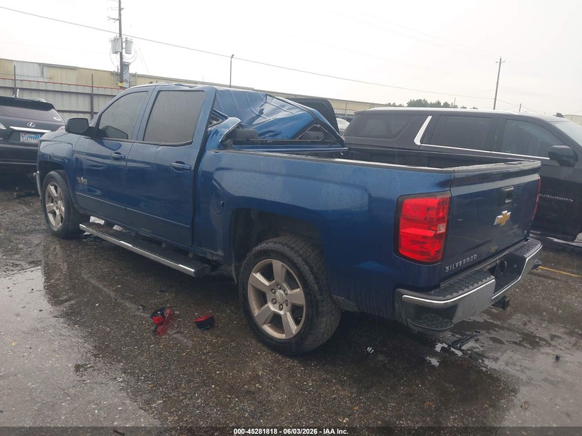 Vin: 3gcpcrec5gg377085, lot: 45779642, chevrolet silverado 1500 1lt 20163