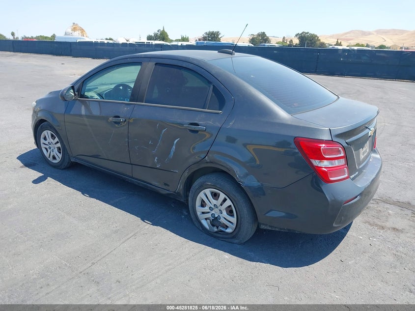 Vin: 1g1jb5sg2h4145947, lot: 45779649, chevrolet sonic ls auto 20173