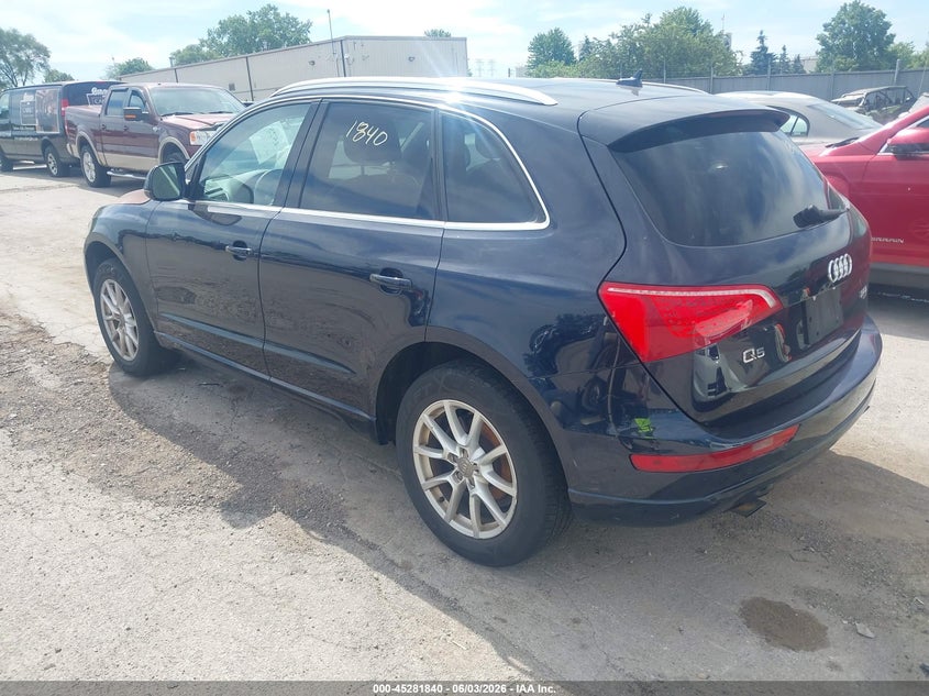 Vin: wa1lfafp7ba108368, lot: 45779664, audi q5 2.0t premium 20113