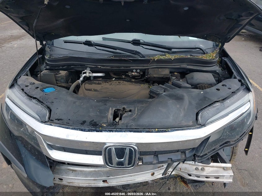 2019 Honda Pilot Ex-L VIN: 5FNYF6H54KB051476 Lot: 45281846