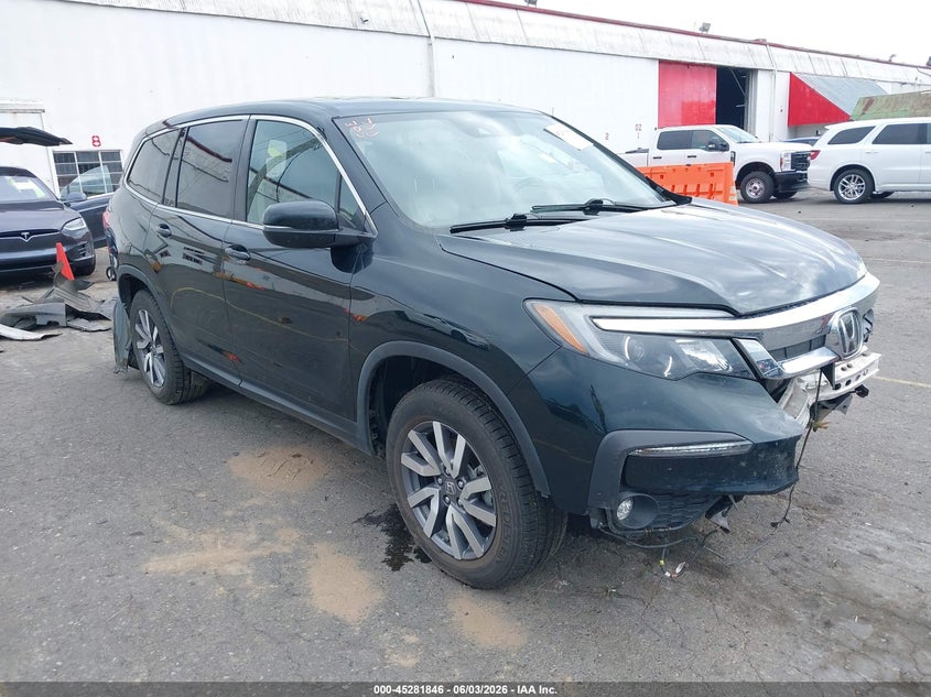 Vin: 5fnyf6h54kb051476, lot: 45779670, honda pilot ex-l 2019 img_1