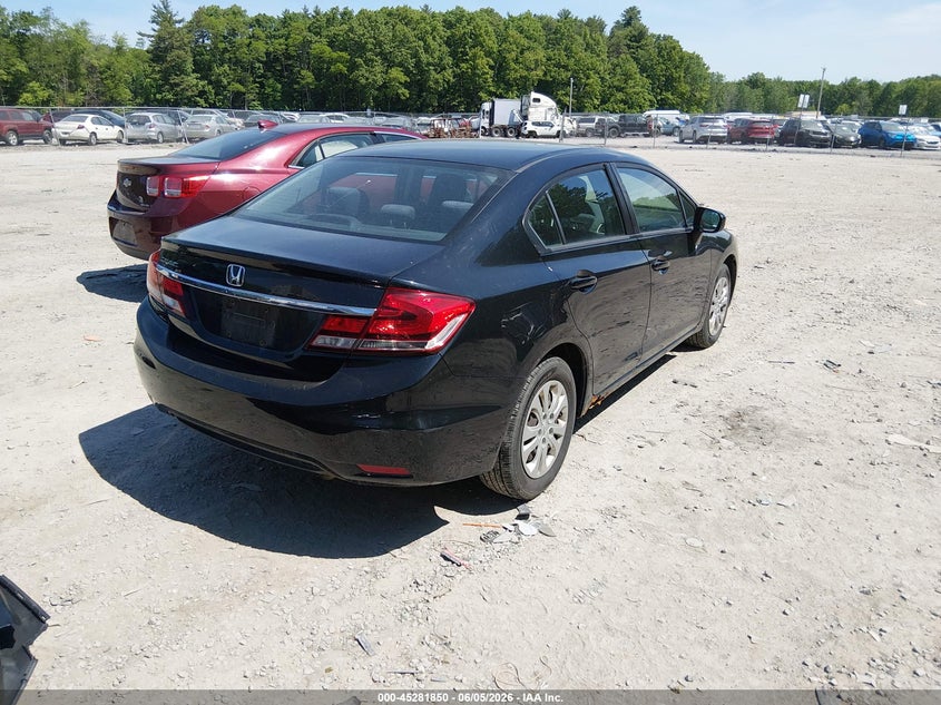 Vin: 19xfb2f50fe216997, lot: 45779674, honda civic lx 20154