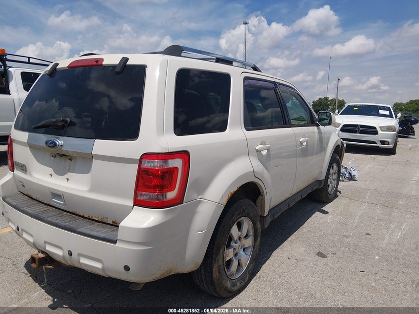 Vin: 1fmcu9e75ckb89857, lot: 45779676, ford escape limited 20124