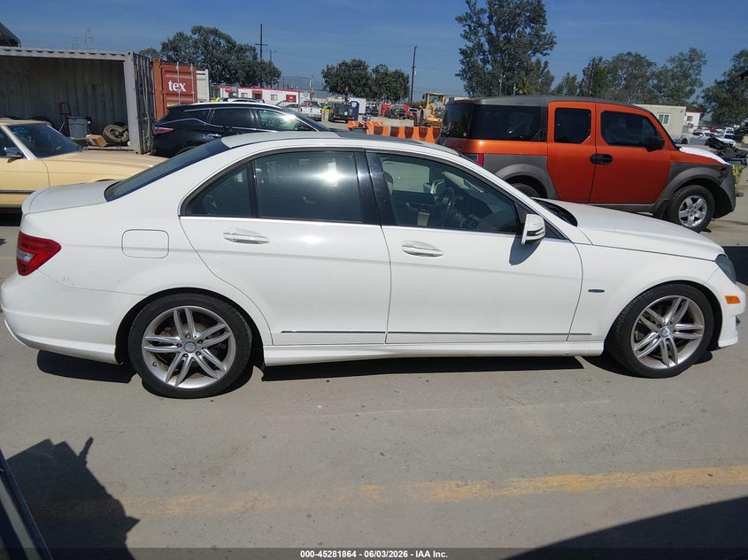 2012 Mercedes-Benz C 250 Luxury/Sport VIN: WDDGF4HB8CR236265 Lot: 45281864