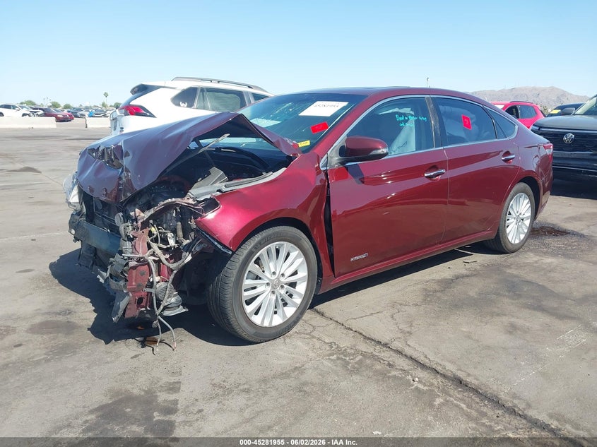 Vin: 4t1bd1eb2du009998, lot: 45779780, toyota avalon hybrid xle touring 20132