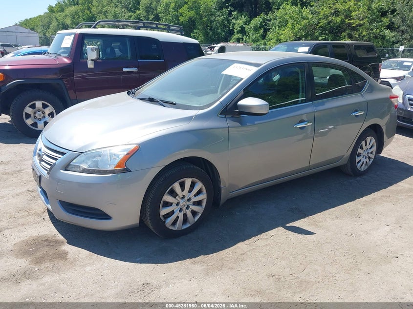 3N1AB7AP5EY277469 2014 Nissan Sentra S photo 1