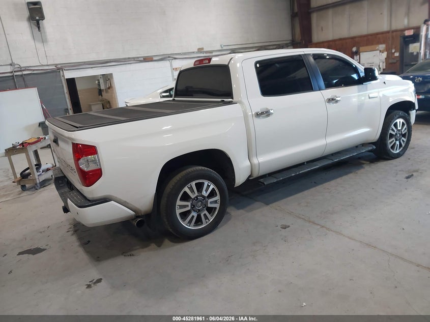 Vin: 5tfay5f17kx802453, lot: 45779785, toyota tundra platinum 5.7l v8 20194