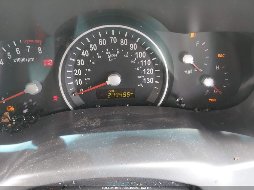 2012 Kia Sedona Lx VIN: KNDMG4C75C6499733 Lot: 45281986