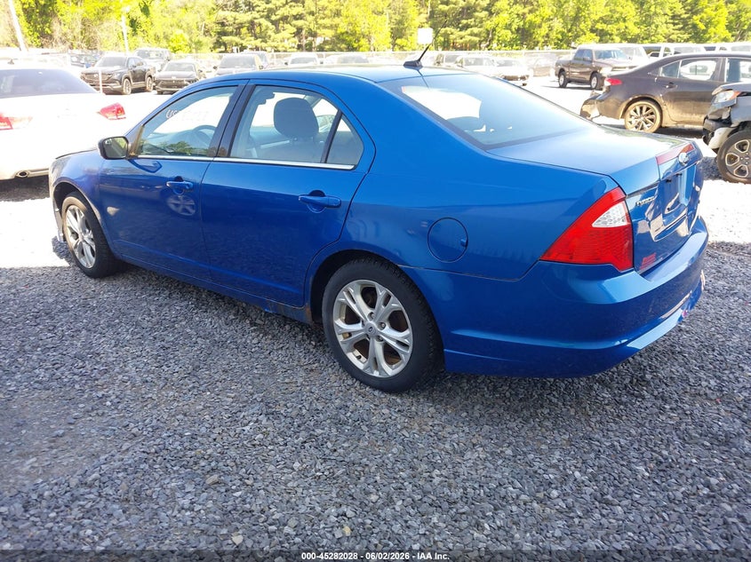 Vin: 3fahp0ha8cr120229, lot: 45779852, ford fusion se 20123