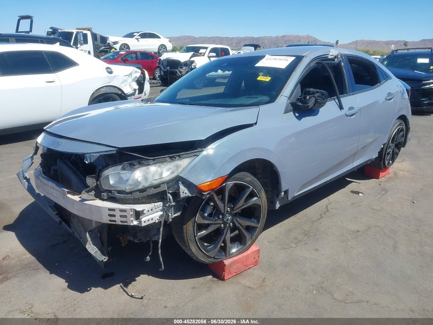 2019 HONDA CIVIC VIN SHHFK7H43KU223818 nuotrauka 2