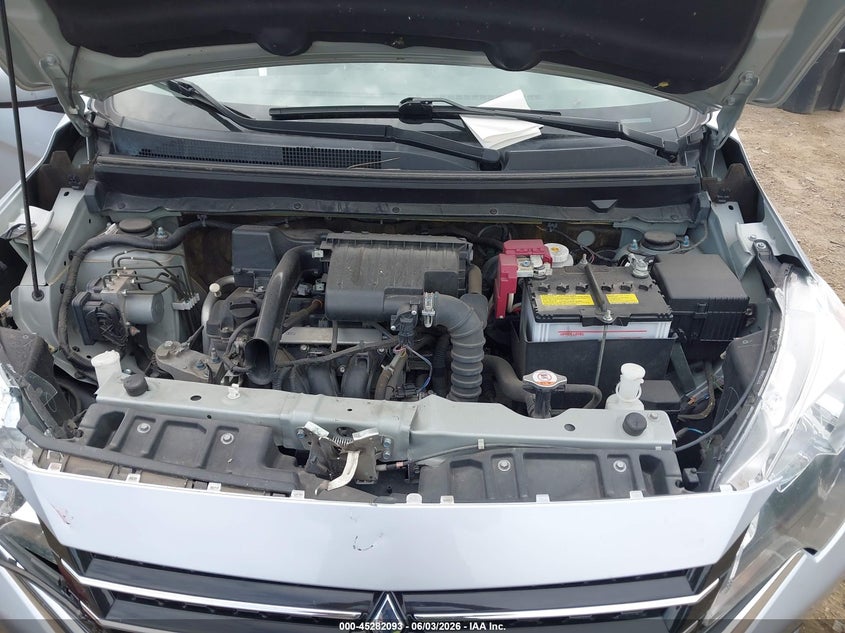 2021 Mitsubishi Mirage Carbonite Edition/Es/Le VIN: ML32AUHJ7MH007824 Lot: 45282093