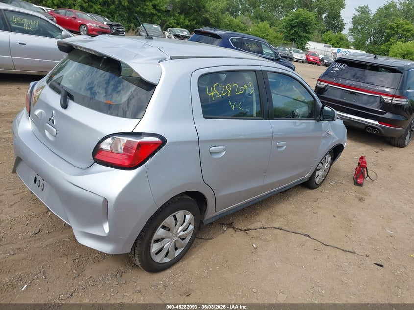 Vin: ml32auhj7mh007824, lot: 45779917, mitsubishi mirage carbonite edition/es/le 20214