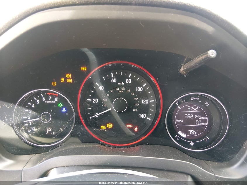 2016 Honda Hr-V Lx VIN: 3CZRU6H35GM707870 Lot: 45282211