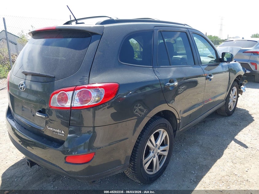 Vin: 5nmskdag9ah354073, lot: 45780071, hyundai santa fe limited v6 20104