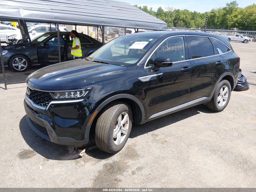 Vin: 5xyrgdlc1mg039731, lot: 45780120, kia sorento lx 20212