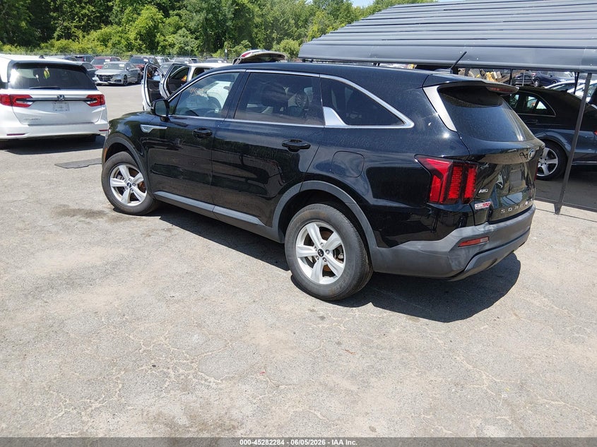 Vin: 5xyrgdlc1mg039731, lot: 45780120, kia sorento lx 20213