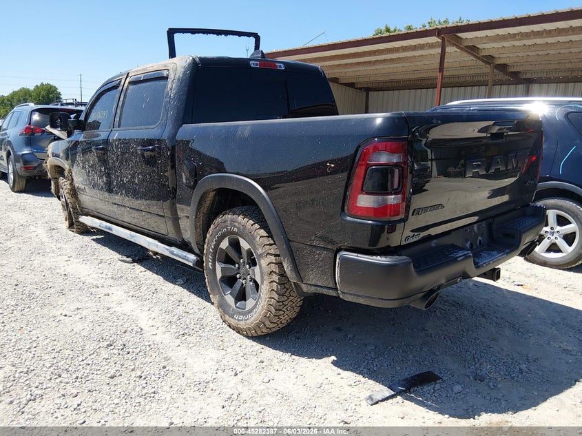 Vin: 1c6srflt3ln351264, lot: 45780223, ram 1500 rebel  4x4 5'7 box 20203