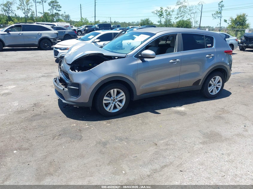 Vin: kndpm3ac3j7399556, lot: 45780267, kia sportage lx 20182