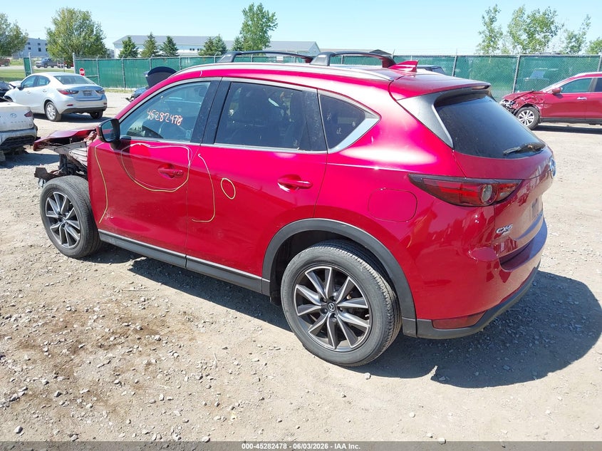 Vin: jm3kfbdl1h0174766, lot: 45780314, mazda cx-5 grand touring 20173
