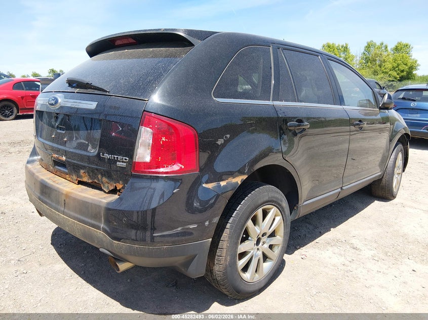 Vin: 2fmdk4kc5dba17757, lot: 45780329, ford edge limited 20134