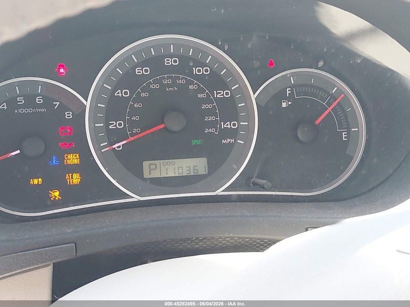 2008 Subaru Impreza Outback Sport VIN: JF1GH63688H828679 Lot: 45282495