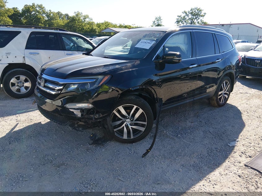 Vin: 5fnyf6h09hb035898, lot: 45780339, honda pilot elite 20172