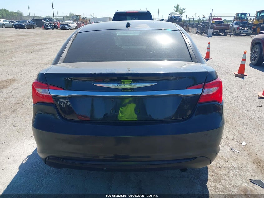 2012 Chrysler 200 2.4 Limited black Lot 111045282534 Vin 1C3CCBCB7CN210751