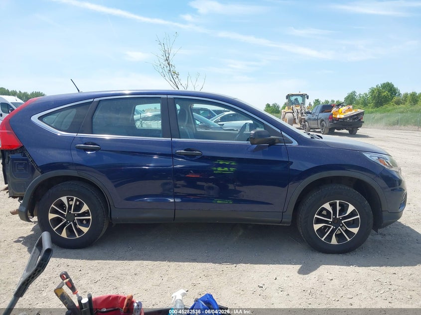 2015 Honda Cr-V Lx VIN: 5J6RM4H3XFL131827 Lot: 45282536