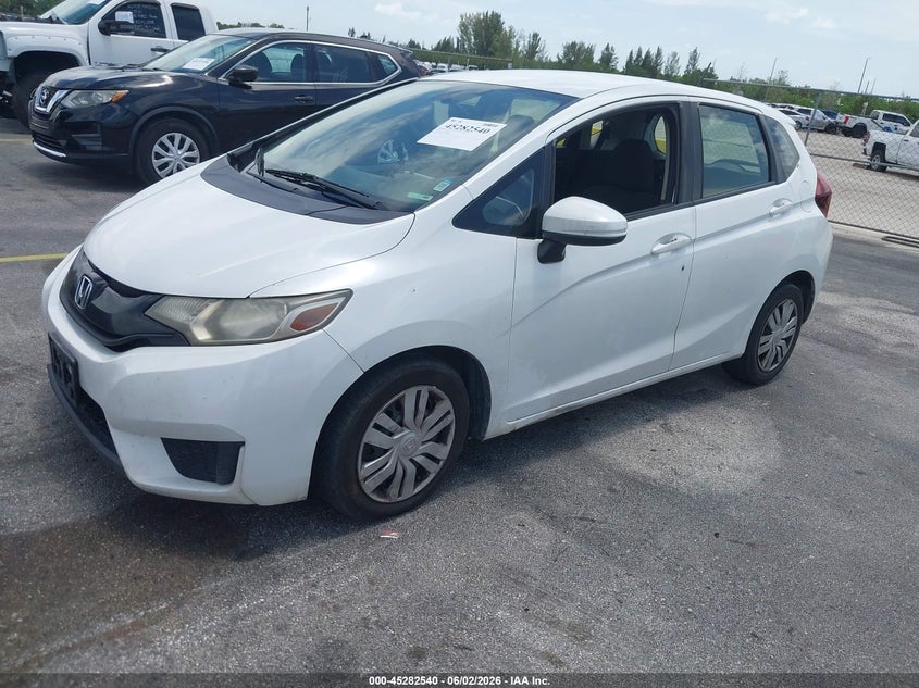 Vin: jhmgk5h53gx039994, lot: 45780376, honda fit lx 20162
