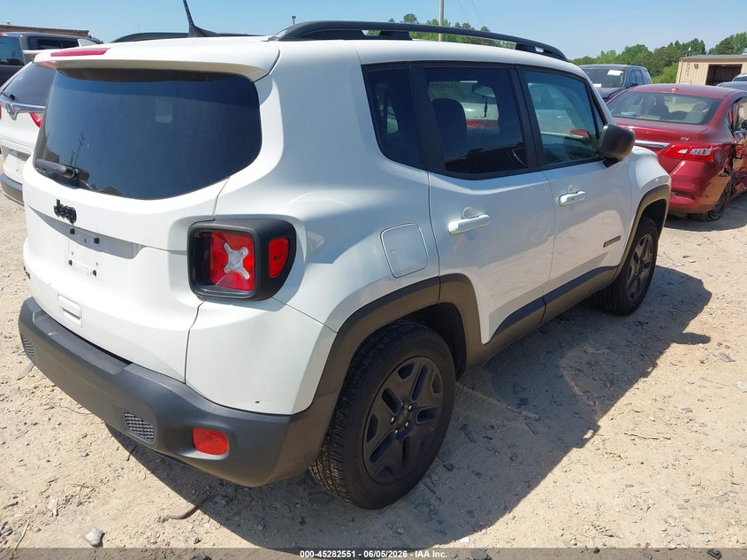 Vin: zaccjbabxjph71891, lot: 45780386, jeep renegade upland edition 4x4 20184