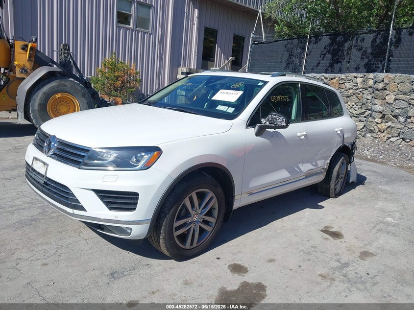 Vin: wvgep9bpxgd006130, lot: 45780408, volkswagen touareg tdi lux 20162
