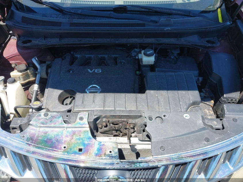 2009 Nissan Murano Sl VIN: JN8AZ18W29W128263 Lot: 45282601