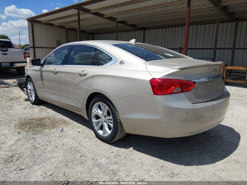 Vin: 2g1125s31e9104246, lot: 45780441, chevrolet impala 2lt 20143