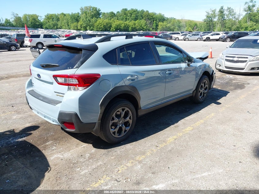 Vin: jf2gthsc5ph231484, lot: 45780523, subaru crosstrek sport 20234