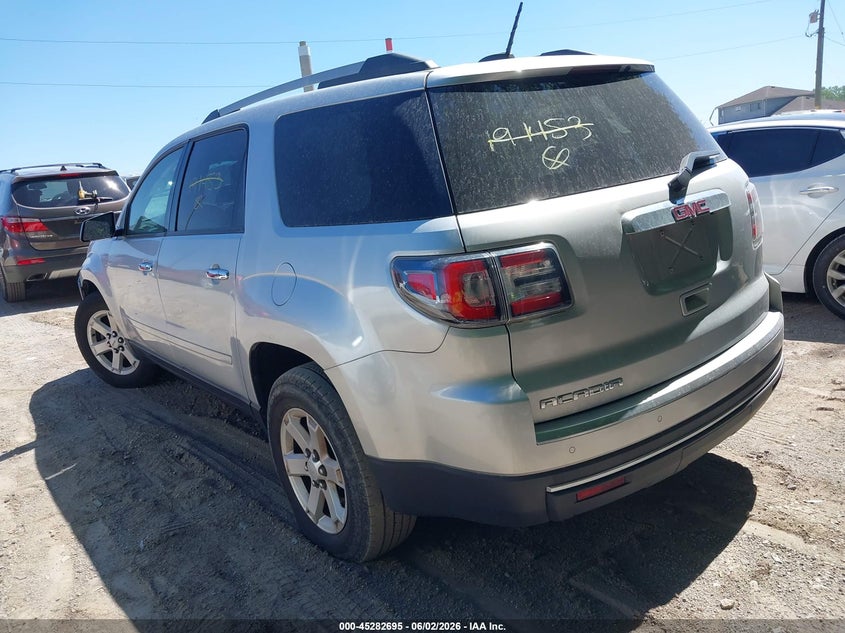 Vin: 1gkkrned2gj191453, lot: 45780531, gmc acadia sle-1 20163