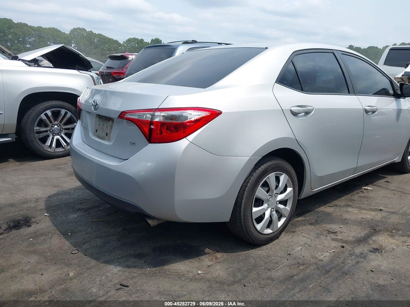 Vin: 2t1burhe6ec107519, lot: 45780565, toyota corolla le 20144