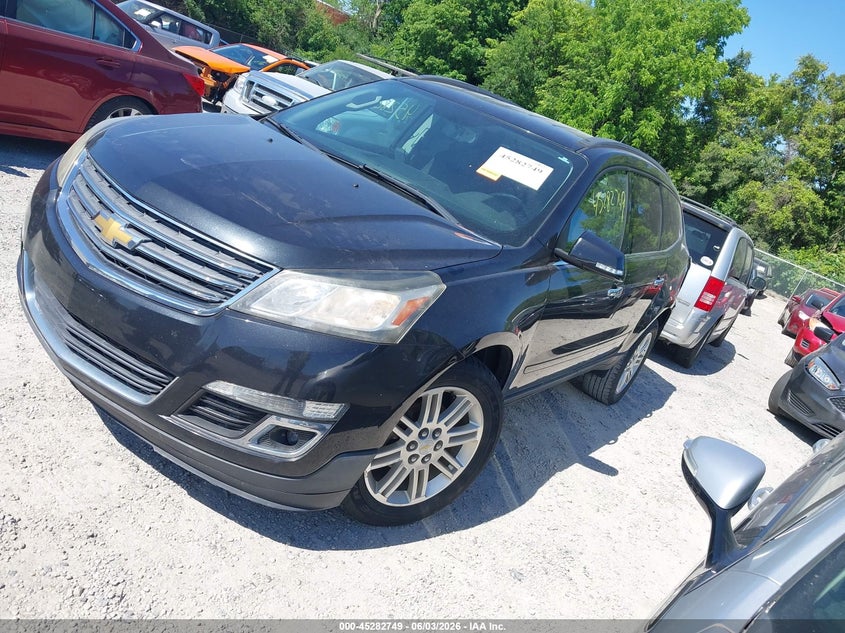 Vin: 1gnkvgkd0fj187236, lot: 45780585, chevrolet traverse 1lt 20152