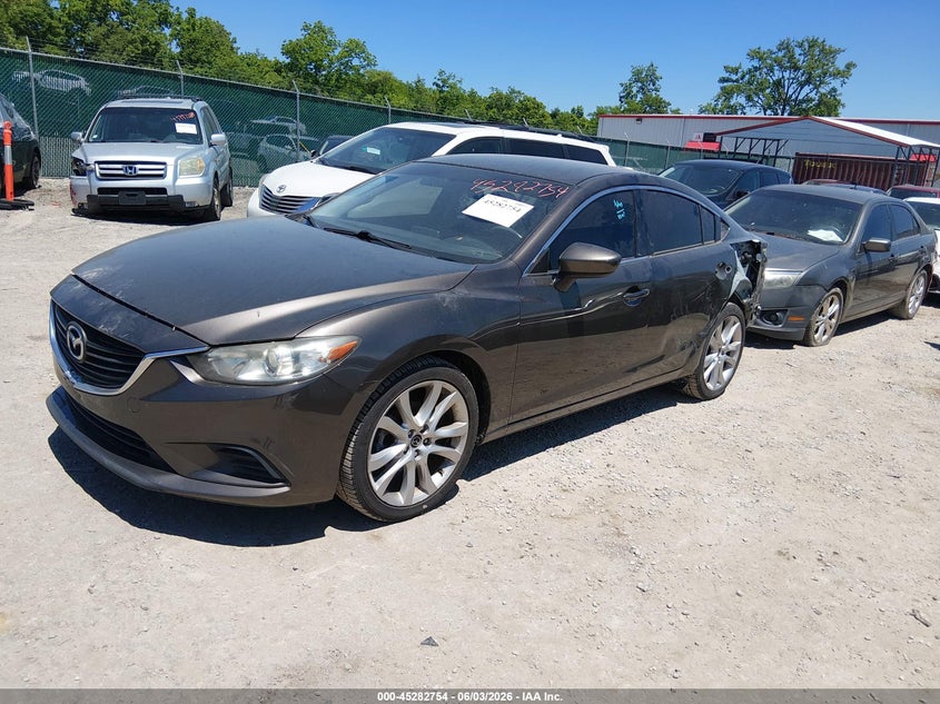 Vin: jm1gj1v59g1429132, lot: 45780590, mazda mazda6 i touring 20162