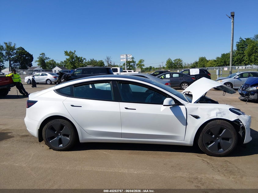 2022 Tesla Model 3 Rear-Wheel Drive VIN: 5YJ3E1EA3NF323280 Lot: 45282757
