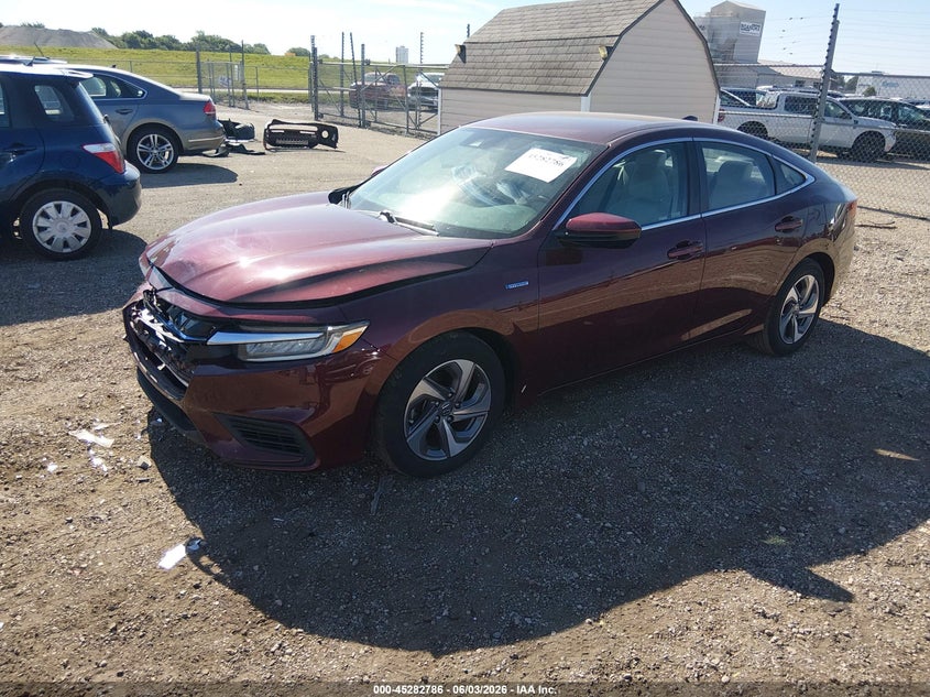 Vin: 19xze4f56le010725, lot: 45780622, honda insight ex 20202