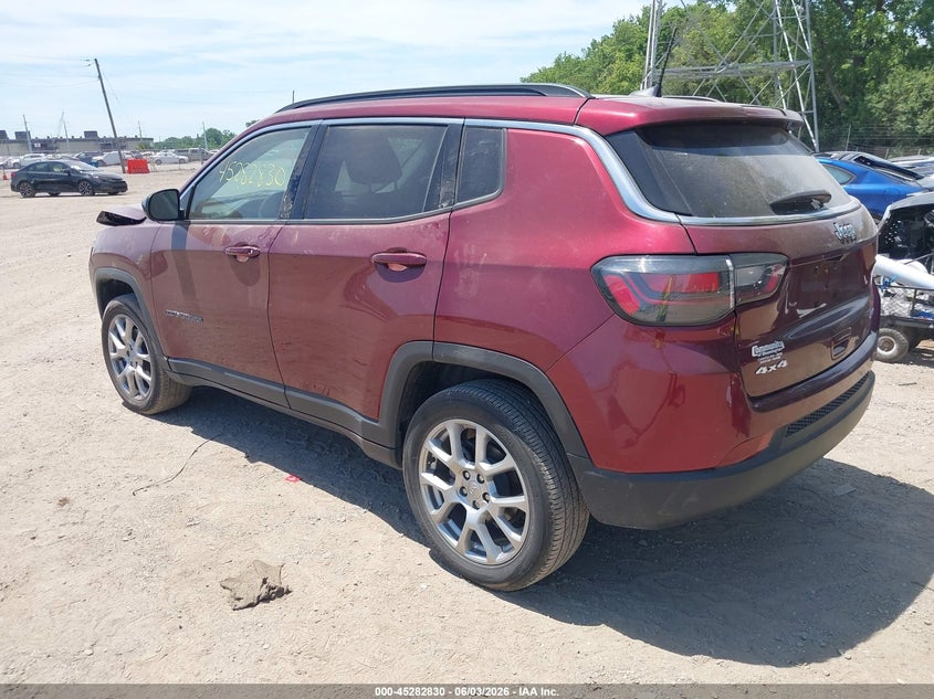 Vin: 3c4njdfb9nt172413, lot: 45780666, jeep compass latitude lux 4x4 20223