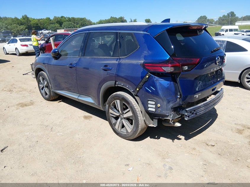 Vin: 5n1at3ca5mc823864, lot: 45780709, nissan rogue sl fwd 20213