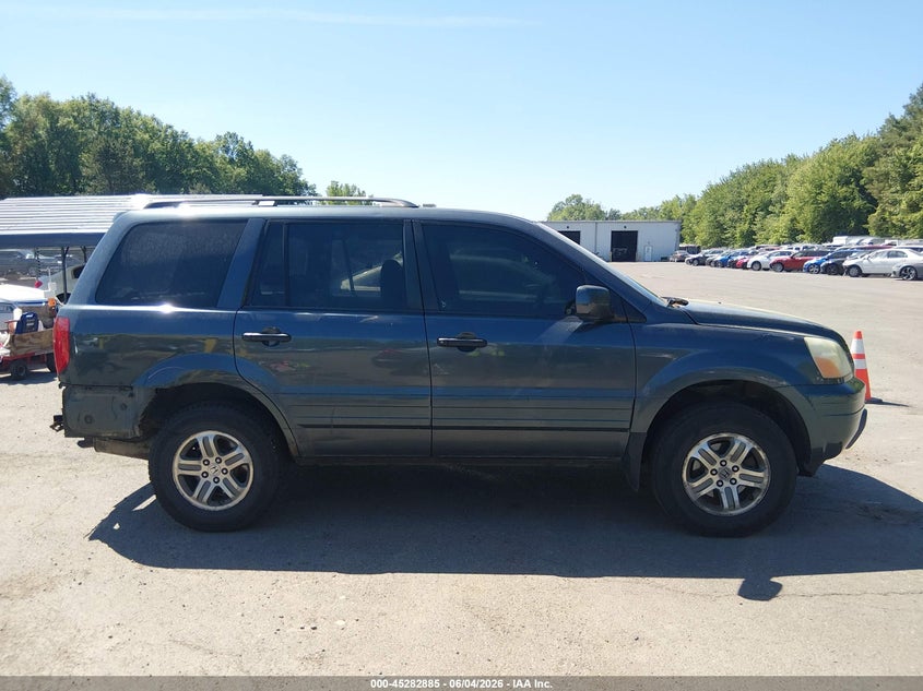 2005 Honda Pilot Ex-L VIN: 5FNYF18645B065653 Lot: 45282885
